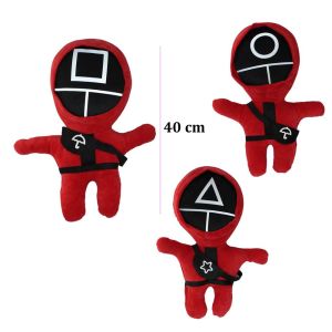 FBT9554 Peluş Squid Game Gardiyan Oyuncakları 1 Adet