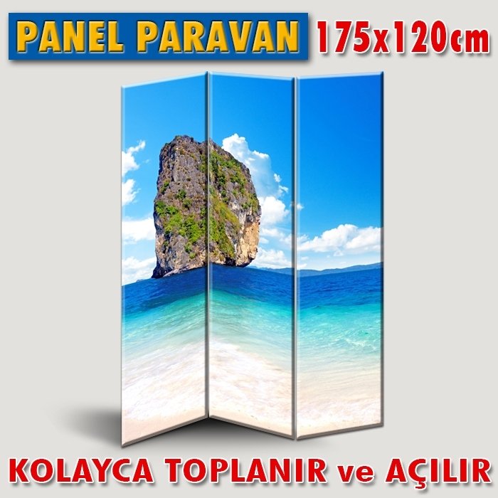 GÖRSELLİ KATLANIR PANEL BÖLME SİSTEMİ - DENİZDE YALNIZLIK