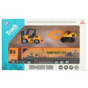 Oyuncak Tır ve 2 li İnşaat Araçları Oyun Seti 1 Adet Fiyatıdır