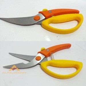 Ücretsiz Kargo GÜVENLİK KİLİTLİ VE YAYLI BAHÇE VE MUTFAK MAKASI