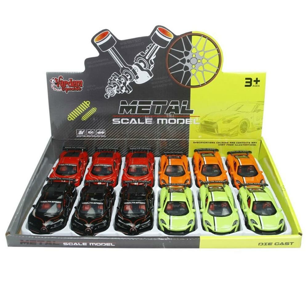 3662C ÇEKBIRAK 1:36 METAL SPOR ARABA -VRD