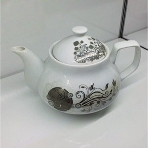 Elsahra Porselen Demlik 700 ml Dekoratif Porselen Çaydanlık