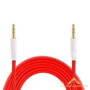 Ücretsiz Kargo 3.55 MM ALTIN UÇLU 1 METRE AUX SES KABLOSU KD