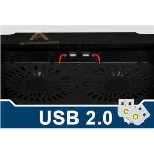 INCA INC-321 RX ERGONOMİK ÇİFT 2USB GİRİŞLİ FAN,STAND,WİTH RUBBER
