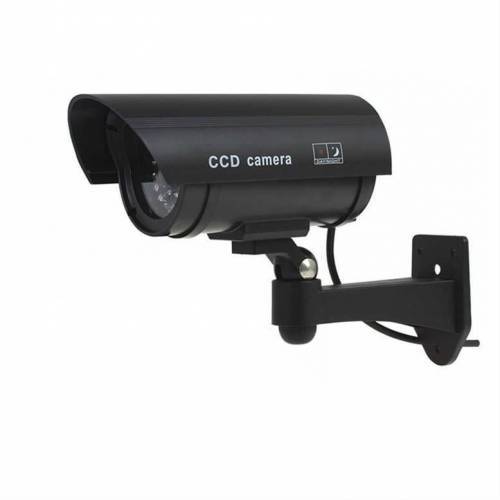 Sensörlü, Hareket Algılayınca Işıkları Yanan Sahte Kamera -Sembolik Hırsız Caydırıcı Kamera