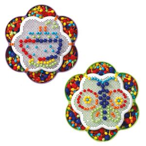 Dede Oyuncak Mozaik Çivi Oyunu 260 Parça