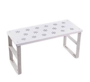 Pratik Montajlı Dolap İçi Raf Sistemi Tezgah Üstü  Metal Raf Düzenleyici