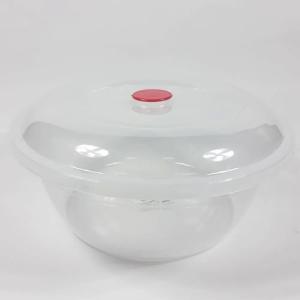 Şeffaf Hamur Leğeni Kapaklı Sağlıklı Plastik 38x38x18 Cm 