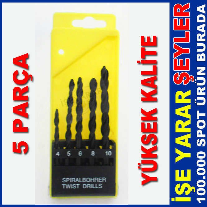 5 PARÇA HSS METAL İŞLEM MATKAP UCU