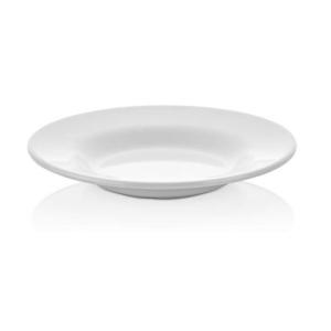 Beyaz Melamin 1lı 21cm Çukur Yemek Tabağı Sağlıklı Hijyenik