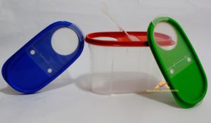 RENKLİ KAPAKLI 1,2 LİTRE ERZAK SAKLAMA KUTUSU