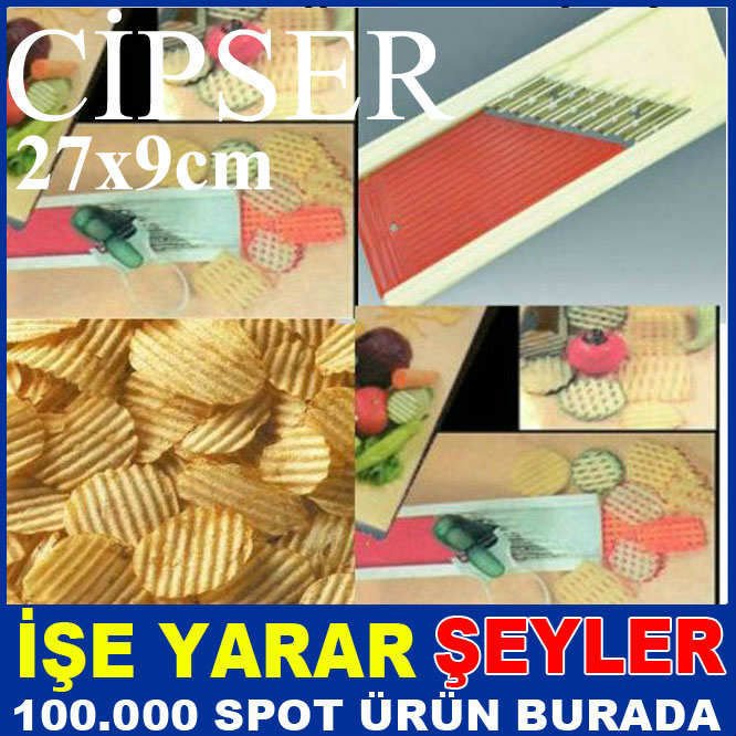 ALPAGA BIÇAKLI 3 KANALLI PRATİK CİPSER