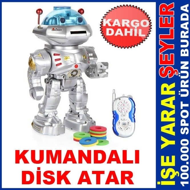 KUMANDALU DİSK ATAN DANS EDEN KONUŞAN ROBOT KD