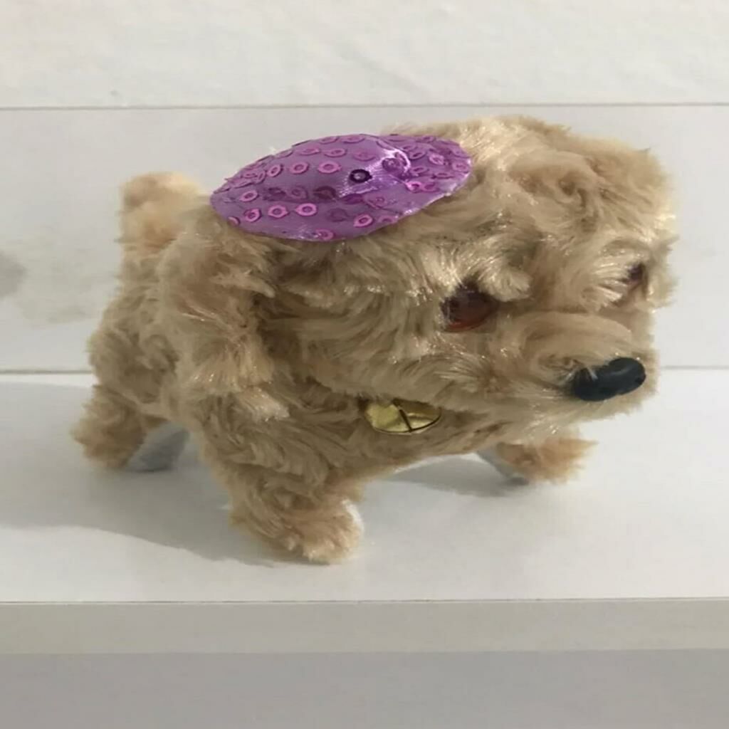 Pıllı Havlayan Kopek - Kahve - 15 Cm Oyuncak