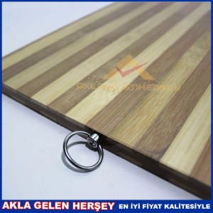 BAMBUDAN YAPILMIŞ 30x40cm AHŞAP KESME TAHTASI