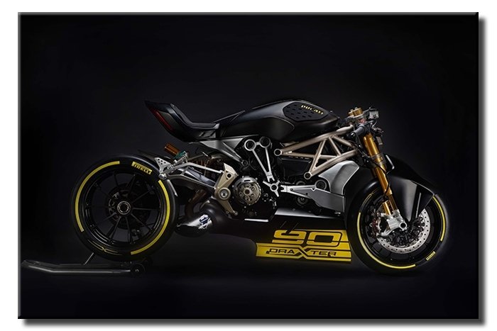 DUCATİ DRAXTER 6 değişen ölçü ORİJİNAL KANVAS TABLO