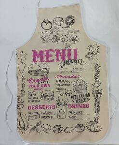 Çift Yüz Kullanıma Uygun Su Geçirmez Mutfak Önlüğü 66x 45 cm