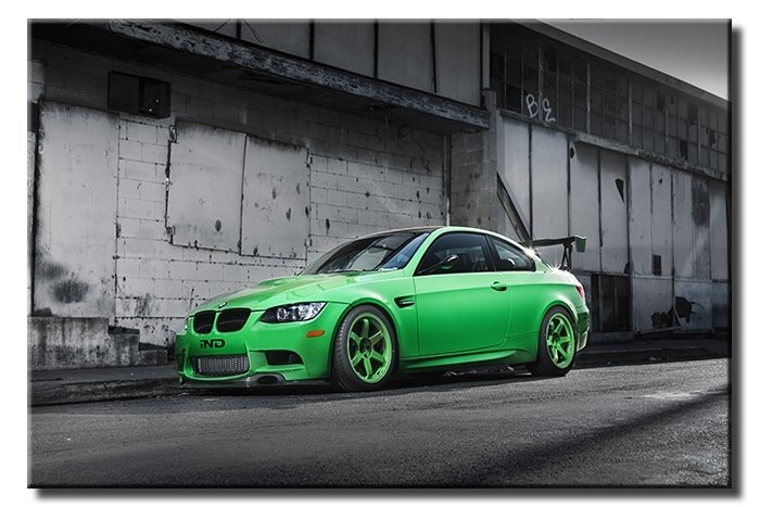 DRİFTE HAZIR BMW 6 değişen ölçü ORİJİNAL KANVAS TABLO