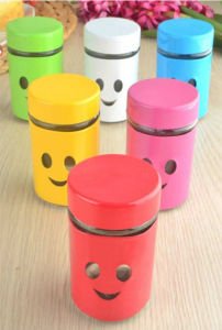 LÜX GÜLEN YÜZ DESENLİ TUZLUK BİBERLİK BAHARATLIK