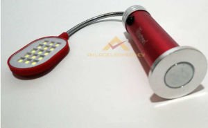 15LED METAL GÖVDELİ OYNAR BAŞLI ÇOK AMAÇLI FENER