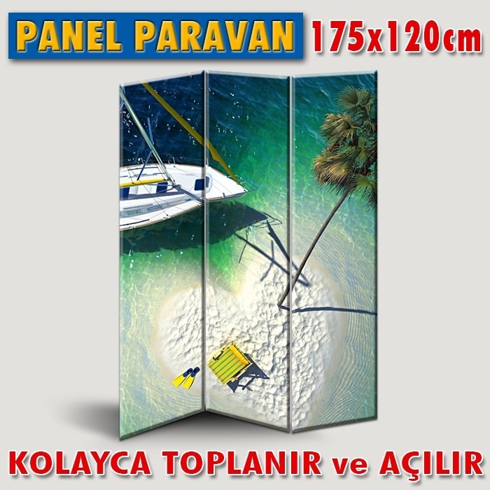 GÖRSELLİ KATLANIR PANEL BÖLME SİSTEMİ - TROPİK FANTAZİ