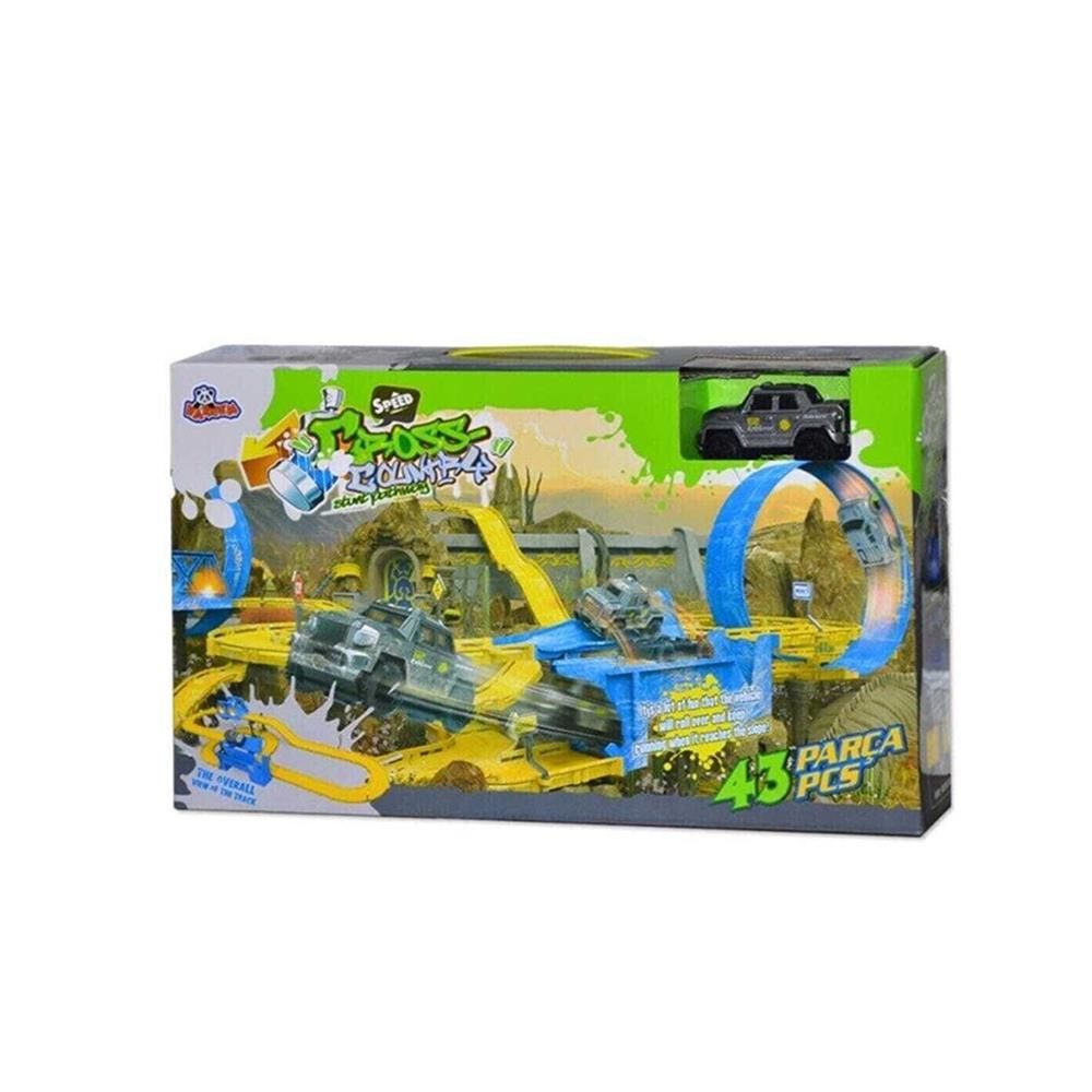 Oyuncak Işıklı Müzikli Askeri Araç Pisti