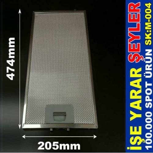 KOKU,BUHAR EMEN 474x205mm ANKASTRE-SÜRGÜLÜ ASPİRATÖR FİLTRE
