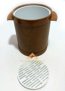 AHŞAP GÖRÜNÜM İZOLELİ BÜYÜKBOY MAŞALI BUZ KOVASI