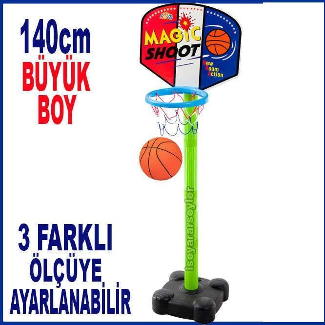 Boy Ayarlı Ayaklı Basket Potası Basketbol Oyunu