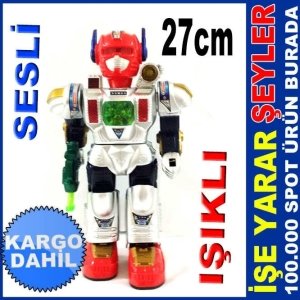 KONUŞAN YÜRÜYEN IŞIKLI KILIÇLI SAVAŞÇI ROBOT KD