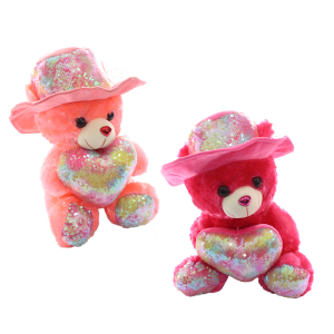 Şapkalı Ayı Peluş Oyuncak 40 cm