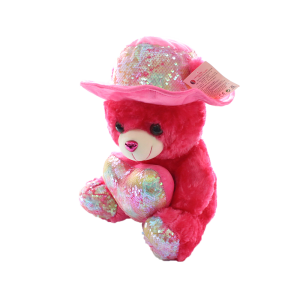 Şapkalı Ayı Peluş Oyuncak 40 cm