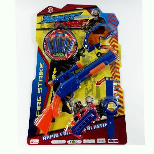 Sünger Mermi AtanTüfek 15 Parça 60x40 Cm Nörf Tarzı Oyuncak