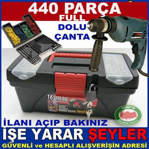 FULL ALET EDAVATLARLA 440 PARÇA TAKIM ÇANTASI