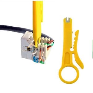 TELEFON ÇAKMA PENSESİ 4-6-8 MODÜLER KONNEKTÖR İÇİN NETWORK ÇAKMA PENSESİ 20X10cm 3 AĞIZLI