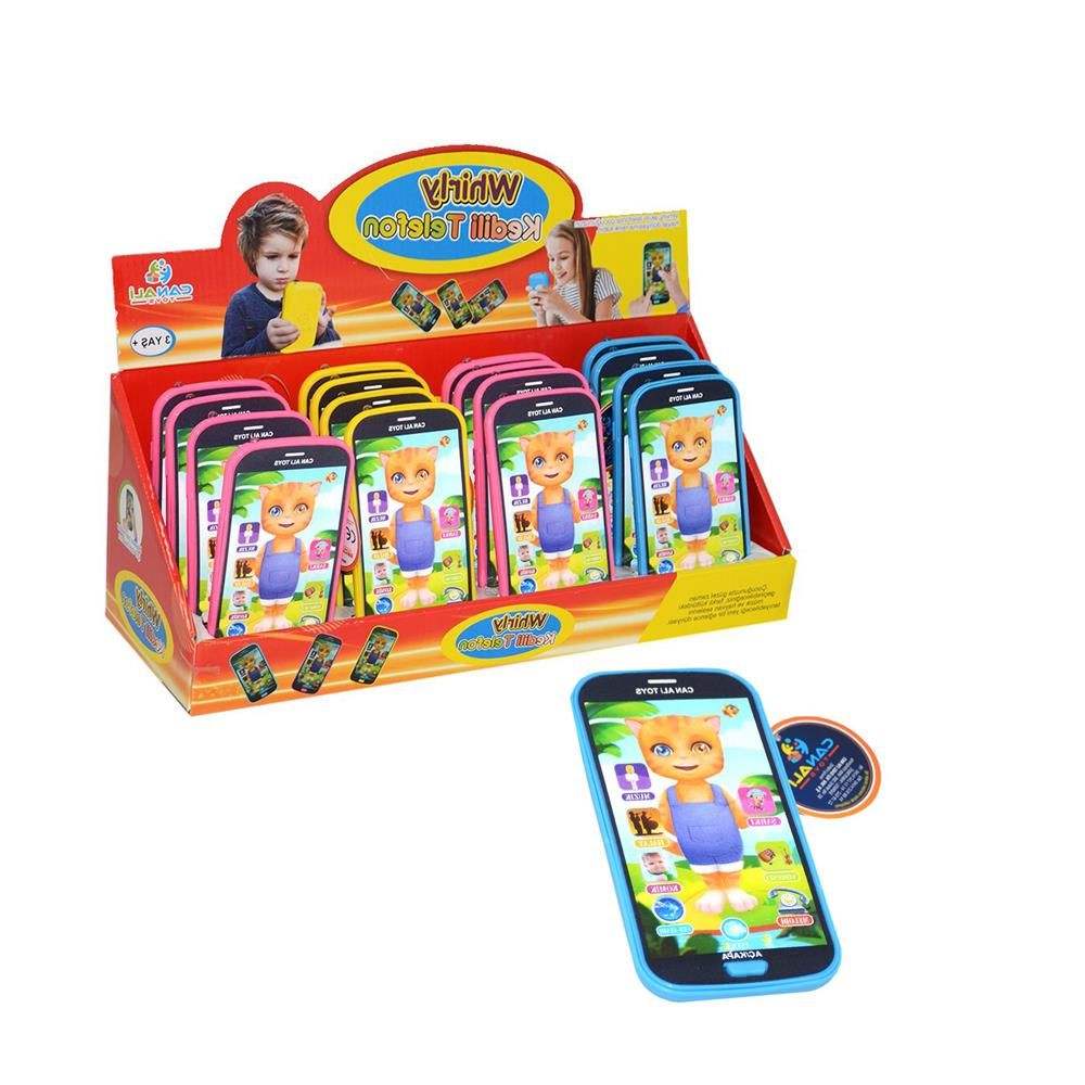 Türkçe Sesli Müzikli Oyuncak Kedili Telefon