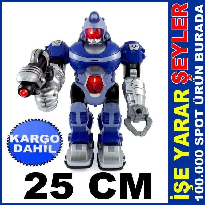 MEKANİK YÜRÜYÜŞ SES VE IŞIKLI ROBOT OYUNCAK KD