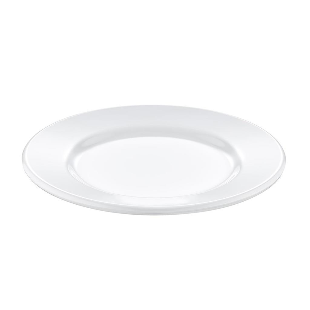 Beyaz Melamin 1lı 26cm Çukur Yemek Tabağı Sağlıklı Hijyenik
