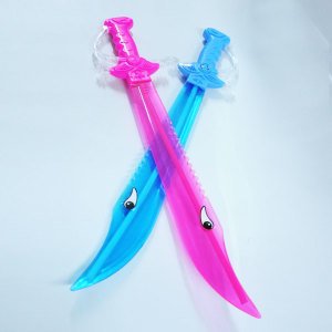 Işıklı ve Sesli Zararsız Oyuncak Kılıç - Savaş Oyuncakları 60 cm Uzunluğunda