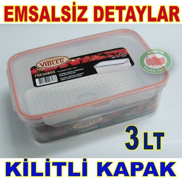 3L FRESHBOX SAKLAMA KABI SIZDIRMAZ SİLİKON CONTA