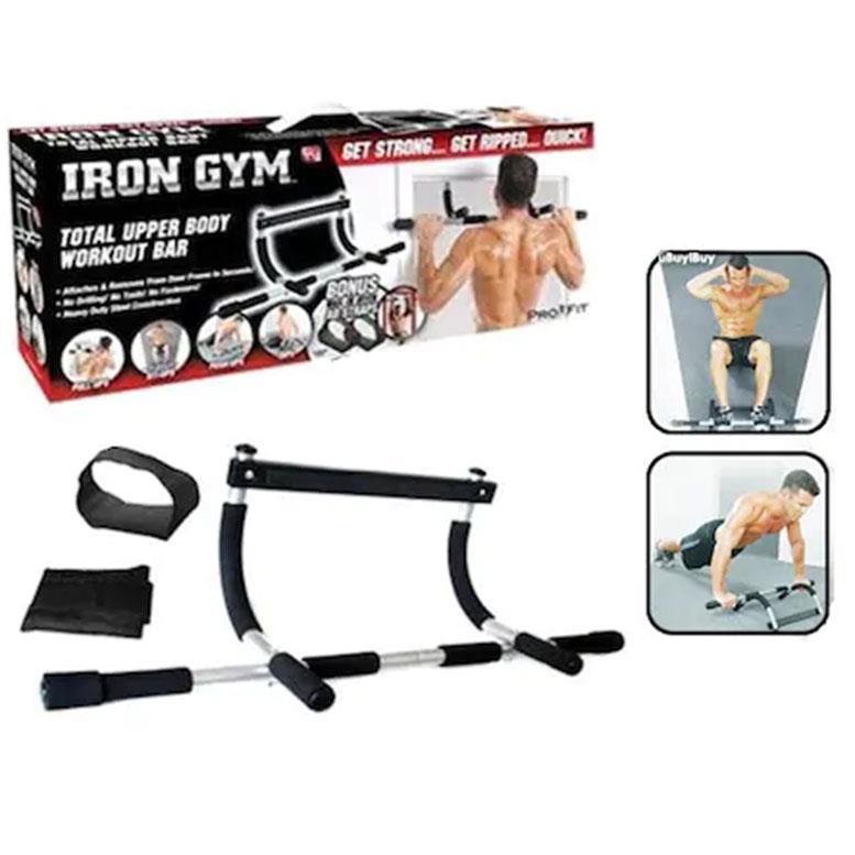 İron Gym Kapı Barfiks Demiri Çok Amaçlı Spor Aleti Mekik Şınav