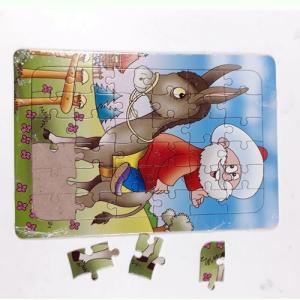 Çocuklar için 36 parça 22x32 cm eğitici Nasrettin hoca puzzle