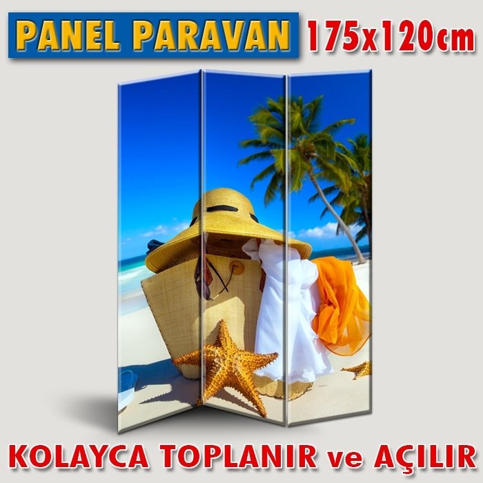 GÖRSELLİ KATLANIR PANEL BÖLME SİSTEMİ - TROPİK CENNET