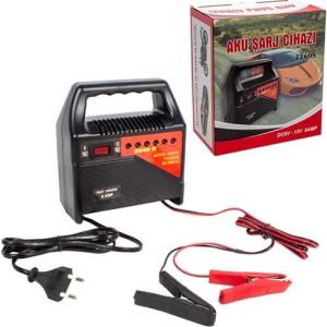 6 Volt - 12 Volt 6 Amper Ledli Göstergeli Akü Şarj Cihazı
