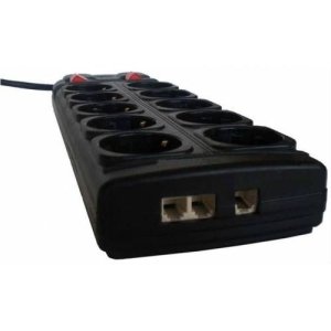 AÇ-KAPA ANAHTARLI TELEFON,ADSL GİRİŞLİ 16 AMPER 10'LU GRUP PRİZ