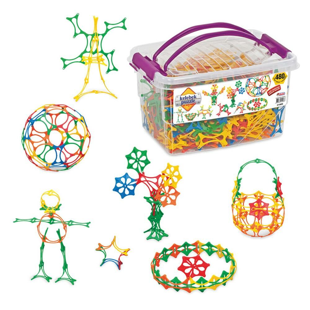 Kelebek Puzzle Kutulu Eğitici Lego Seti