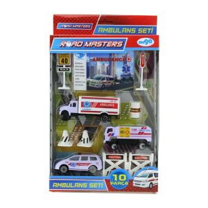 Die Cast Ambulans Seti 10 Parça