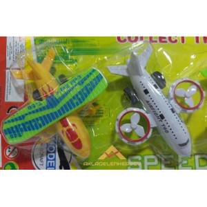 4 Parça Çek Bırak Özellikli Oyuncak Uçak Seti