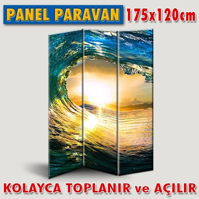 GÖRSELLİ KATLANIR PANEL BÖLME SİSTEMİ - GÜNEŞ VE FANTAZİ DENİZ