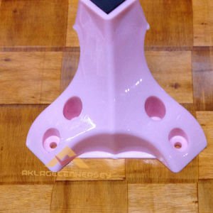 8cm YÜKSEKLİĞİNDE 4adet SAĞLAM DAYANIKLI DOLAP KİTAPLIK ÇEKYAT AYAĞI PEMBE RENK,VİDALARI DAHİL-2